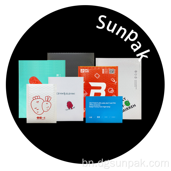 বুদবুদ খাম ম্যাট কাস্টম mailers মেইলিং ব্যাগ